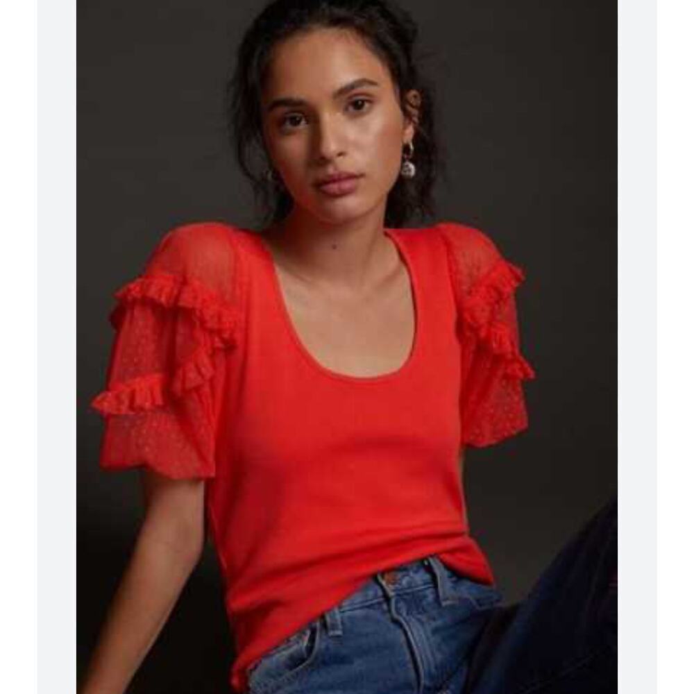 NWT- Anthropology Top retail: $90 - Picture 1 of 5
